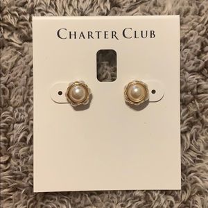 Pearl earrings